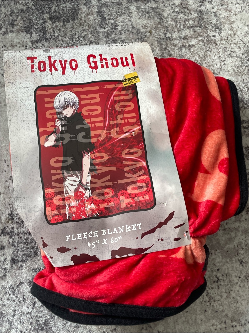 Tokyo Ghoul fleece blanket 45x60